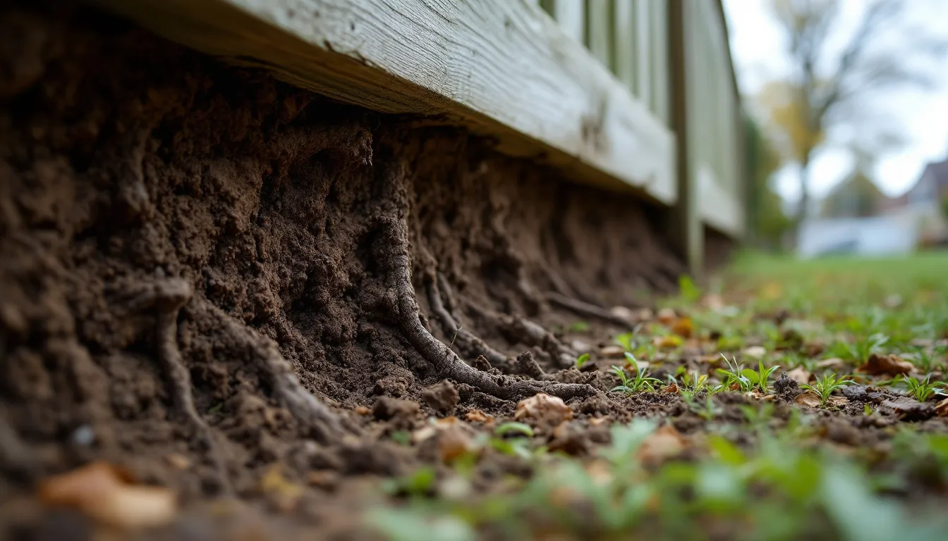 Fence Damage from Tree Root Growth